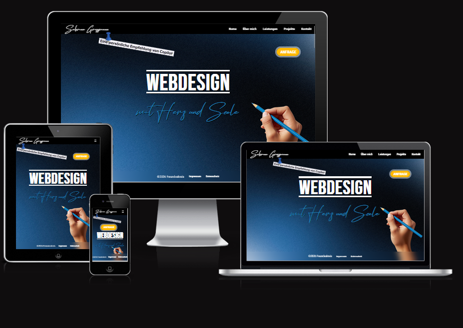 Websitevorlage Webdesign Grossmann
